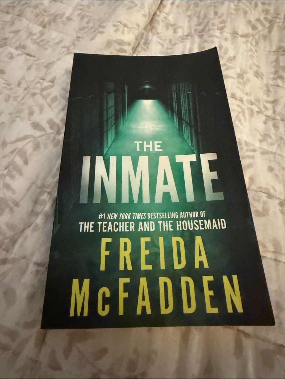 The Inmate by Freida McFadden - Green Cover Paperback